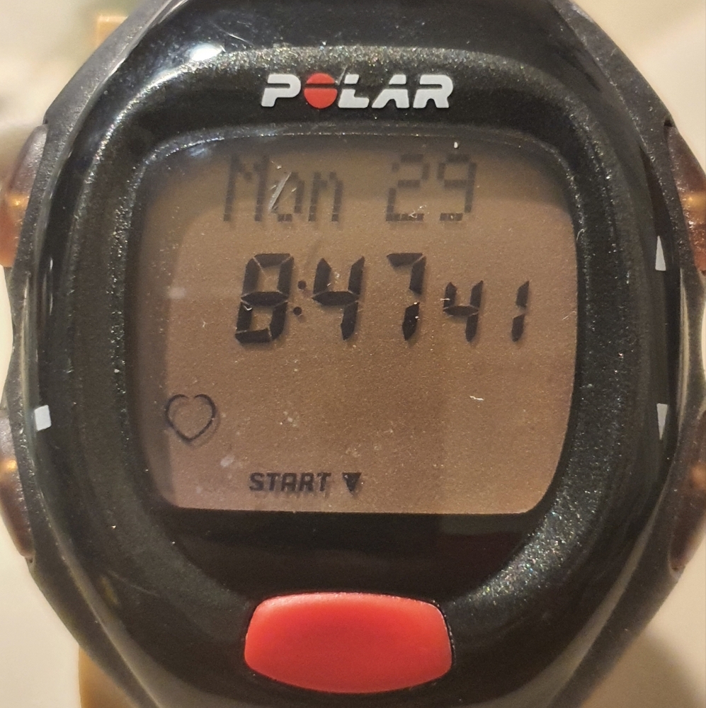 10/$20 Polar S120 Black Digital Heart Rate Monitor Watch (Watch Only)